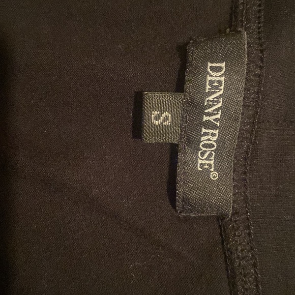 Denny Rose black cotton long sleeve top. size small. Good quality. - Picture 5 of 5